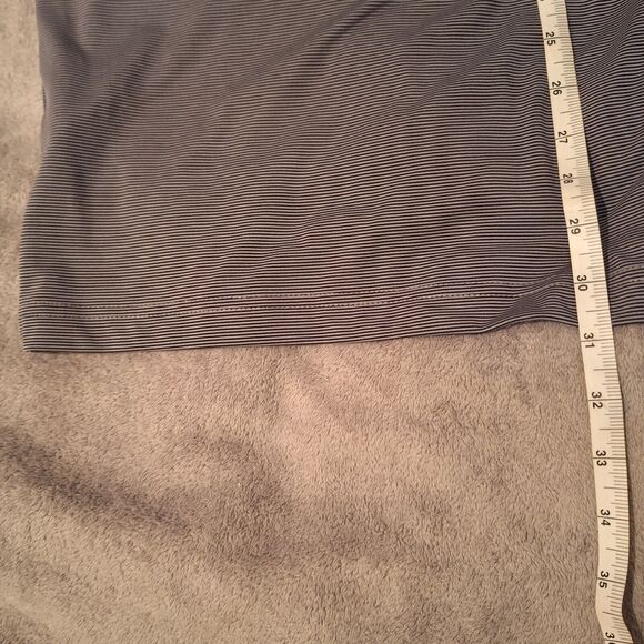 ⛳Callaway Opti-Dri Gray Golf Short Sleeve Logo Men Polo Shirt XL Pin Striped - Picture 12 of 12